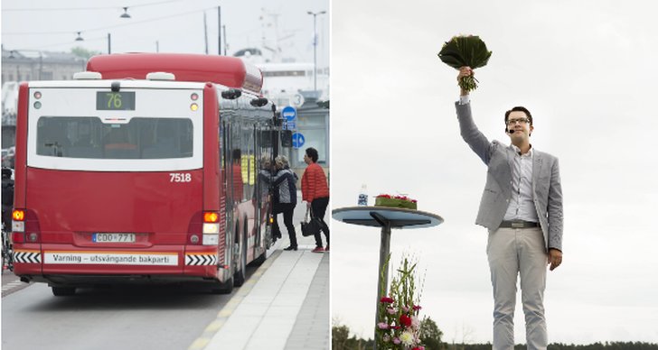 SL, Skånetrafiken, Sverigedemokraterna, Buss